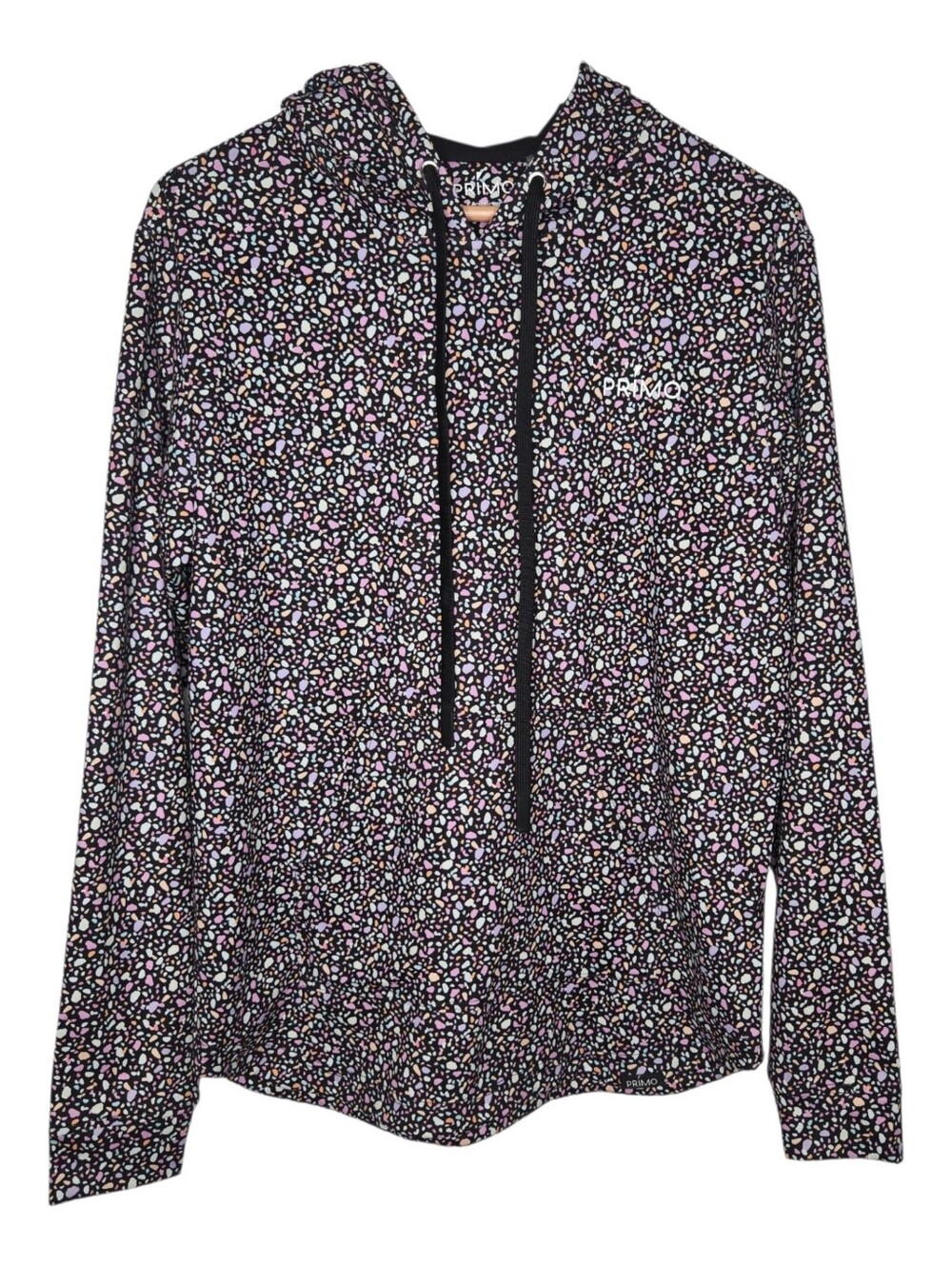 Primo Golf Womens Colorful Stained Glass Print Hoodie Sweatshirt Medium